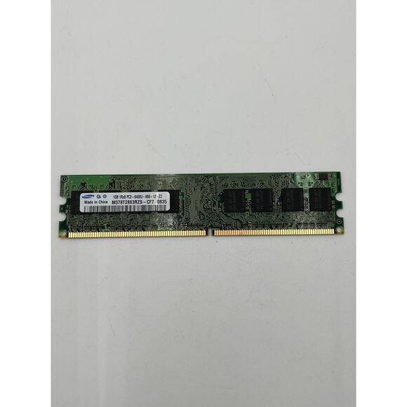 Samsung 1GB 1Rx8 PC2-6400U-666-12-ZZ M378T2863RZS-CF7 0835 PC Memory - Picture 1 of 2